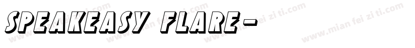 Speakeasy Flare字体转换